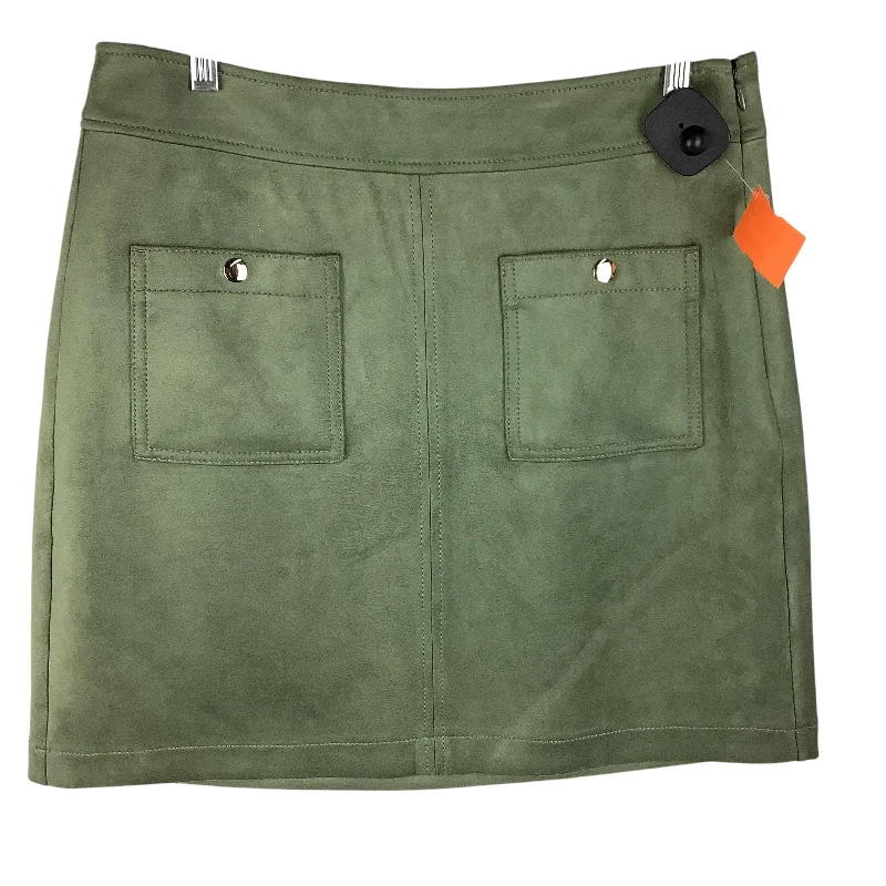 women's dressy skirtsSkirt Mini & Short By Loft In Green, Size: 6