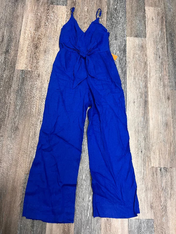 women's vintage jumpsuitsJumpsuit Designer By Reiss In Blue, Size: 4