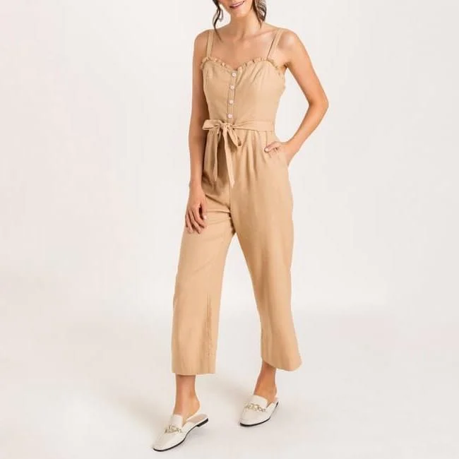 women's jumpsuits for high-performance fabricsSweetheart Jumpsuit (Almond)