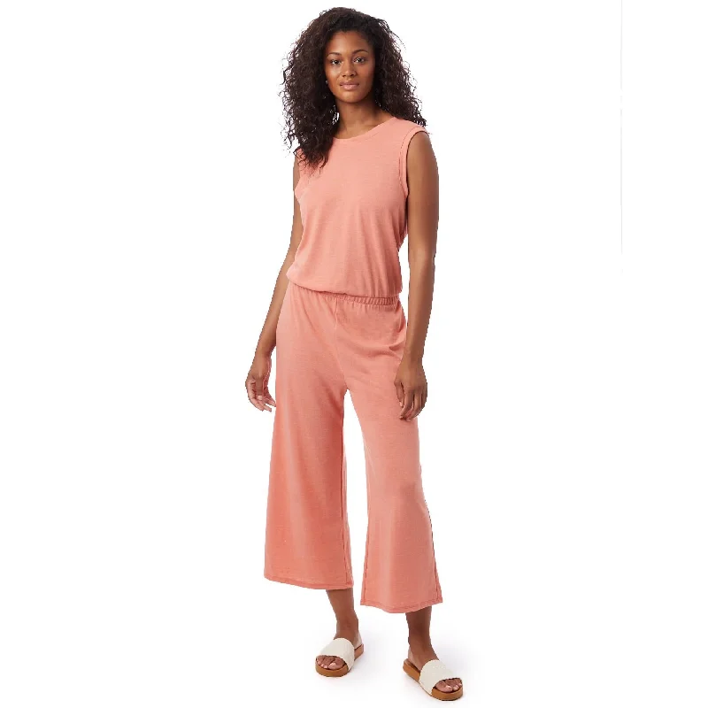 women's jumpsuits for stylish and functional fashionHarper Crop Jumpsuit (Sunset Coral)