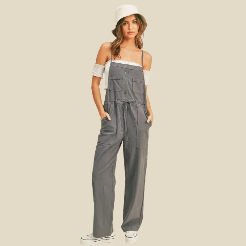 women's jumpsuits for tall womenUtility Look Jumpsuit (Denim Blue)