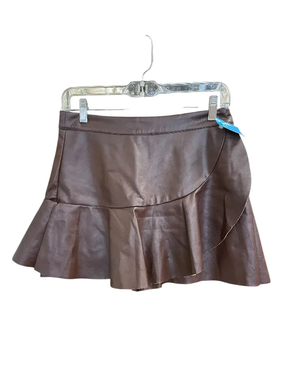 women's midi skirtsSkirt Mini & Short By Clothes Mentor In Brown, Size: 8