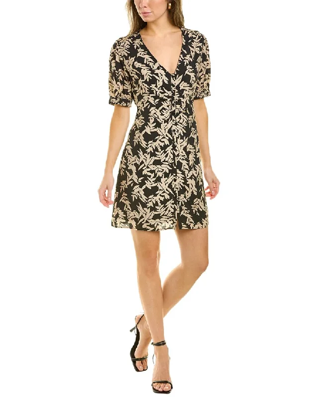 women's tall dressesba&sh Button Front Mini Dress