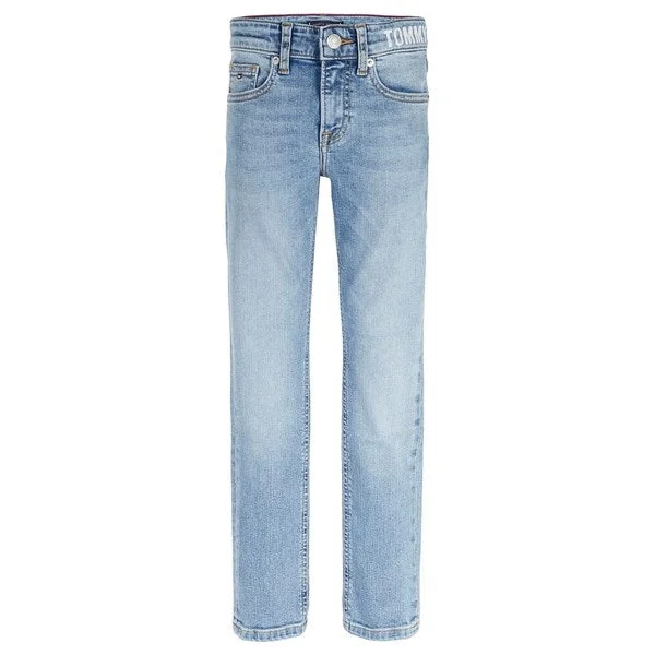 women's denim jeans with button-fly closureTommy Hilfiger Scanton Slim Waistband Print Jeans Saltpepper