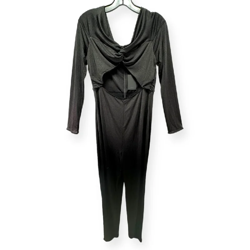 women's jumpsuits for minimalist fashionBlack Jumpsuit Designer NBD