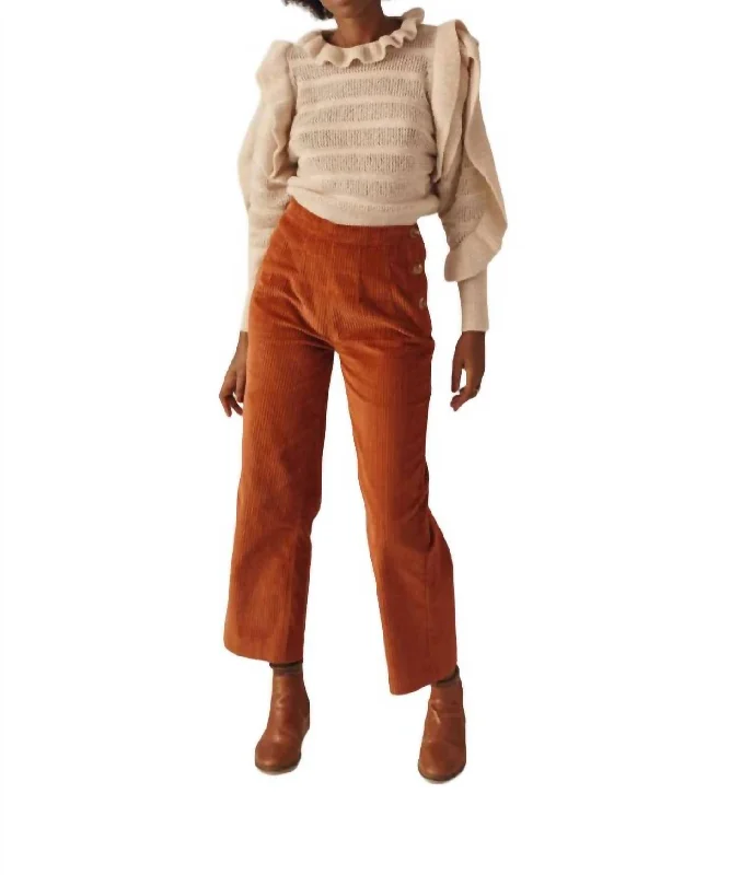 women's retro pantsBeatriz Pants In Chestnut