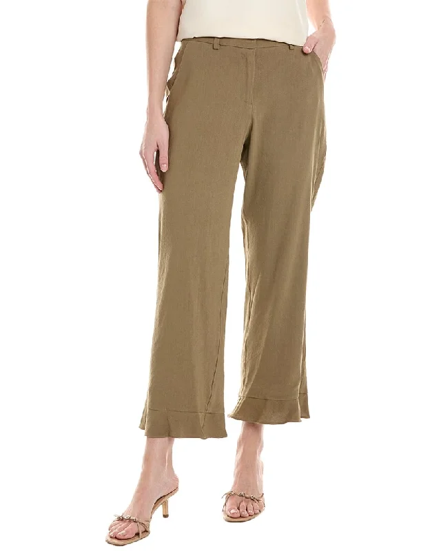 women's skiing pantsDREW Ingrid Linen-Blend Trouser