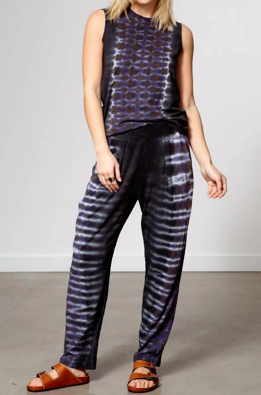 women's silk pantsEasy Pant In Night Orchid