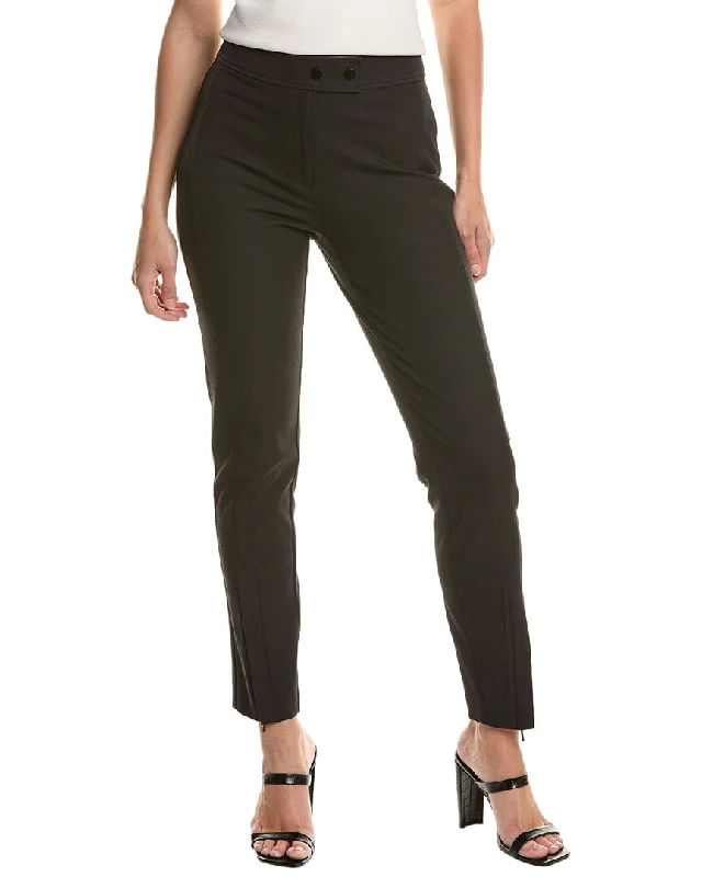 women's high-waisted pantsElie Tahari Slim Pant