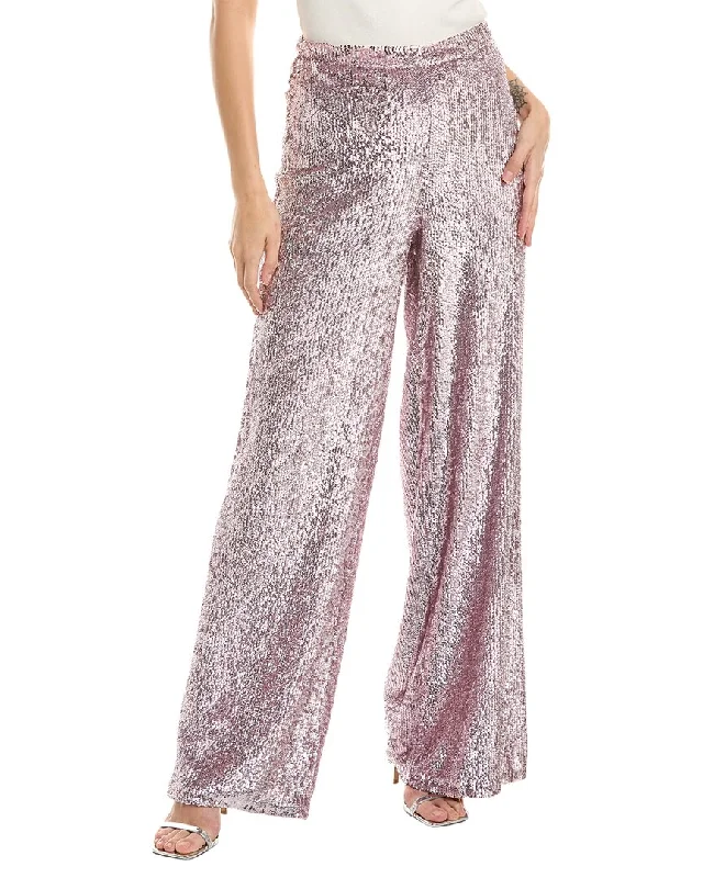 women's flare pantsEmily Shalant Sequin Full Palazzo Pant