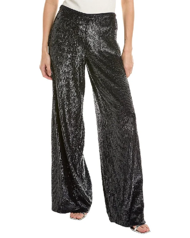 women's bootcut pantsEmily Shalant Sequin Full Palazzo Pant