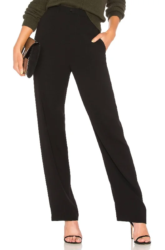 women's affordable pantsHigh Waist Straight Pant In Black