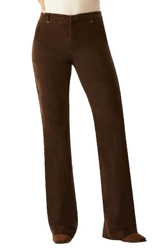 women's skinny pantsHudson Flare Leg Pant In Chocolate