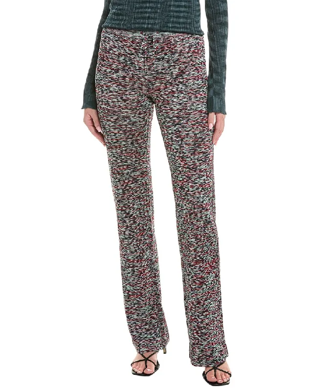 women's distressed pantsMissoni Knit Trouser