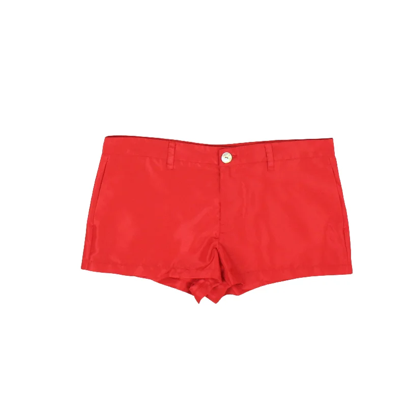 women's plus-size pantsRED MONTI HOTPANTS