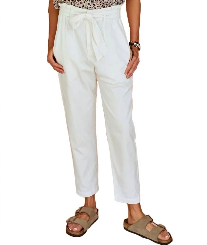 women's cycling pantsTyese Pant In White Wash