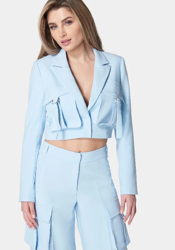 women's boho dressesCargo Pocket Tailored Jacket