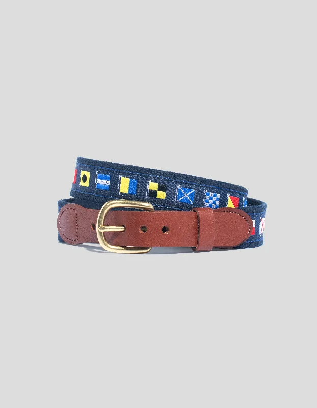 women's sustainable dressesCODE FLAG BELT