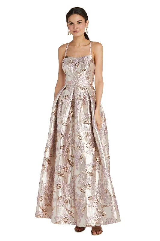 women's versatile dressesMorgan & Co 12788 Long Floral Formal Prom Dress