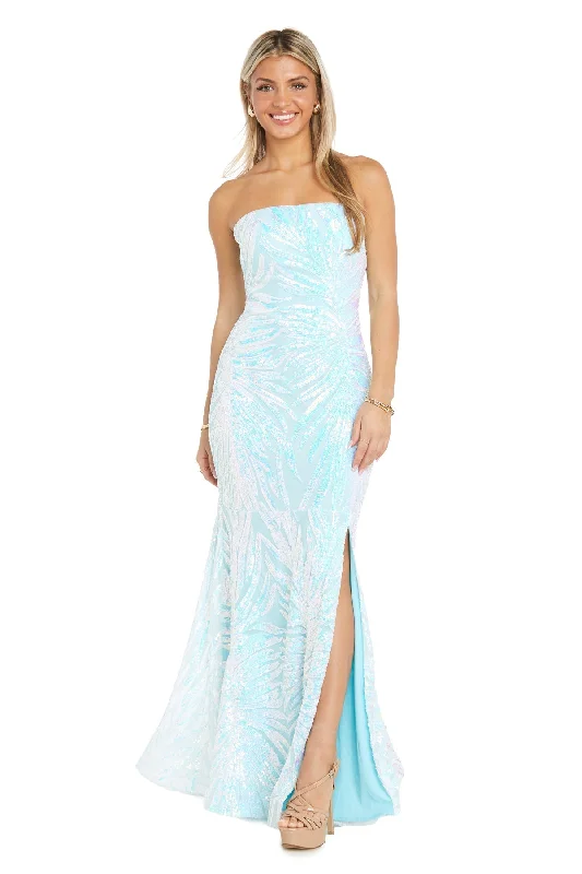 women's wedding guest dressesMorgan & Co 13274 Long Sequin Mermaid Formal Prom Dress