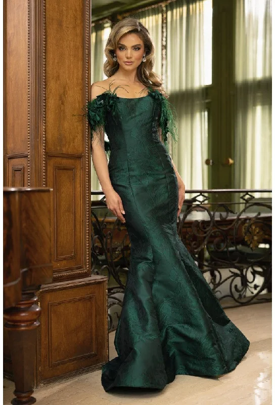 women's lace-up dressesTerani Couture 242E3160 Long Mermaid Formal Prom Dress